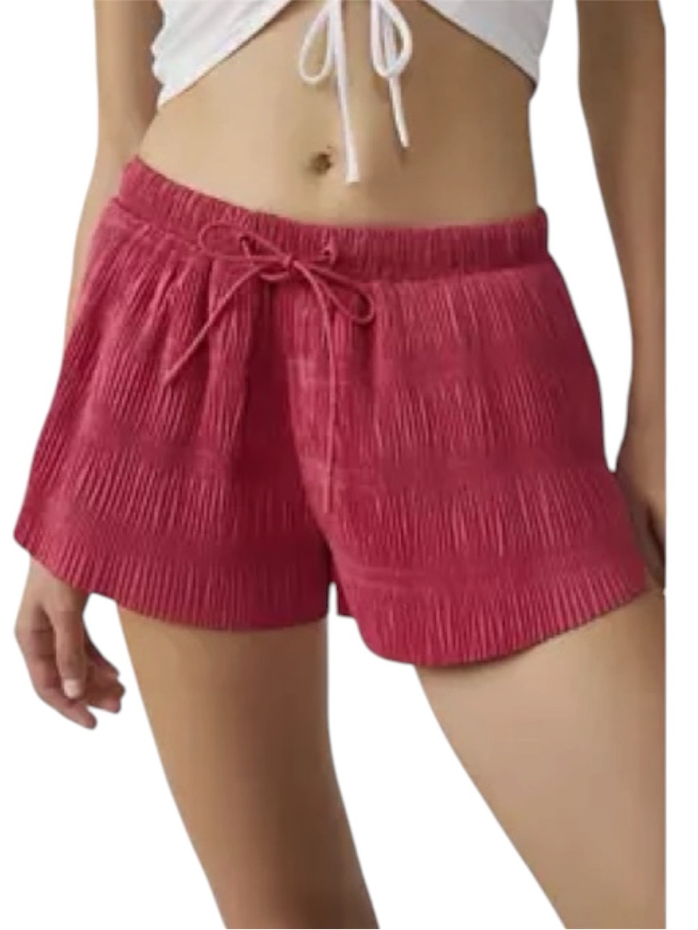 Free People Movement Shirr Enough Shorts Fuchsia Pink Women’s Size Small